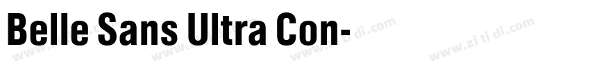 Belle Sans Ultra Con字体转换 Belle Sans Ultra Con字体转换